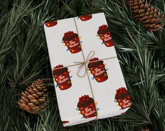 Christmas Tim Hortons Coffee Lover Wrapping Paper