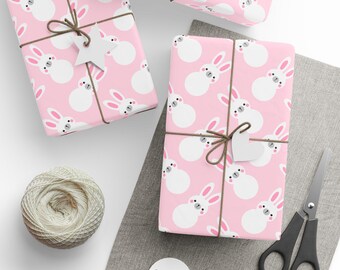 Easter Gift Wrap, Easter Wrapping Paper, Easter Bunny Gift Wrap, Happy Easter Gift Wrap, Cute Easter Gift Wrap