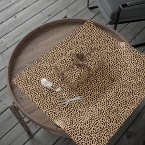 Leopard Print Gift Wrap: Trendy Animal Print, 90 GSM Gloss Paper image 3