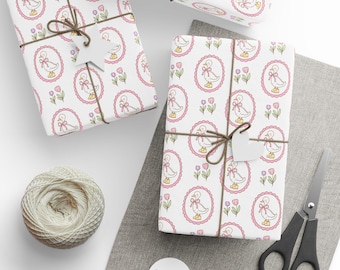 Silly Goose Wrapping Paper for Gifts, Pretty Pink Gift Wrap, Birthday Present Wrap, Silly Goose Party Gift Wrap, Cute Wrapping Paper