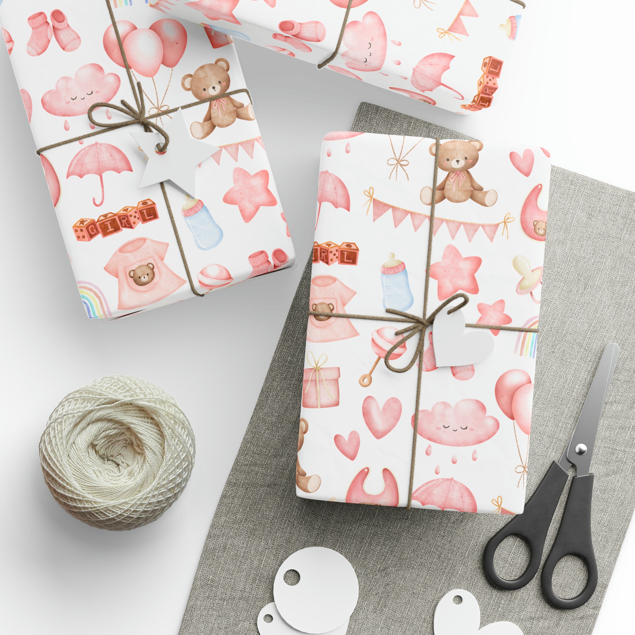 Baby Shower Wrapping Paper Etsy