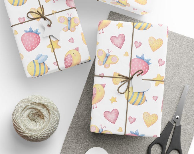 Baby Shower Gift Wrap, Newborn Baby Gift Wrap, Baby Gift Wrap, Baby Boy Gift Wrap, Baby Girl Gift Wrap, Baby Shower Wrapping Paper