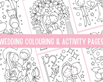 Wedding Colouring Pages