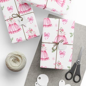 Baby Shower Gift Wrap, Baby Girl Wrapping Paper, Baby Pink Gift Wrap, Newborn Celebrations, Gender Reveal Events, Premium Gift Wrap
