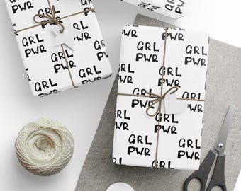 Girl Power Wrapping Paper: Feminist Gift Wrap