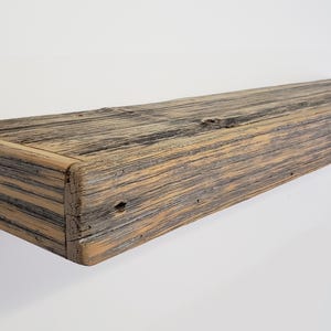 100% AUTHENTIC RECLAIMED WOOD Floating Shelf, Barn wood Shelf, Industrial, Rustic, Wall, Wooden, Mid Century Modern, Vintage, Farmhouse