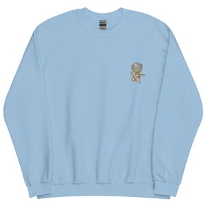Cute Chibi Genji, OverWatch Crew Neck Unisex Sweatshirt