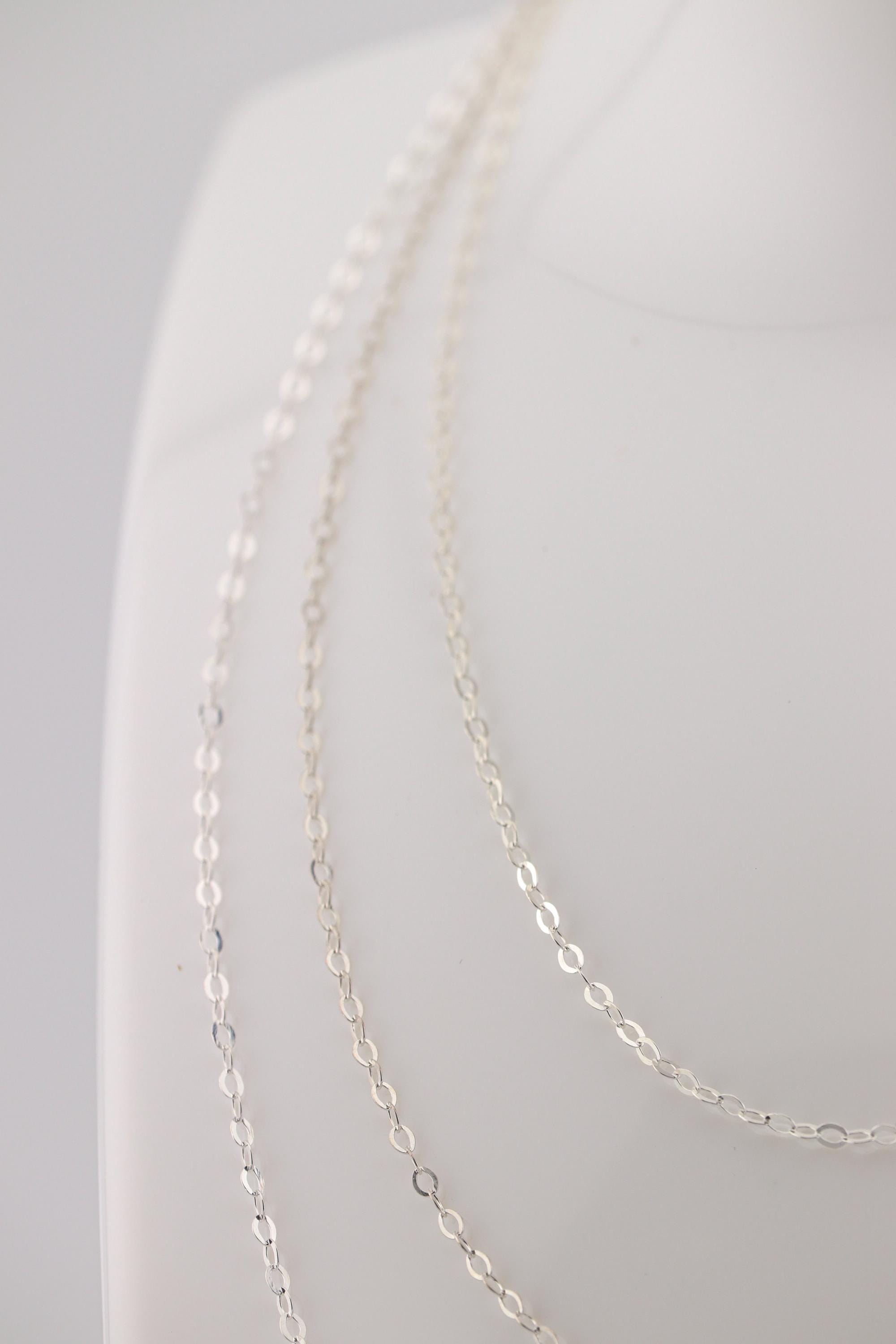 Oval Link Chain - 925 Sterling Silver - Etsy