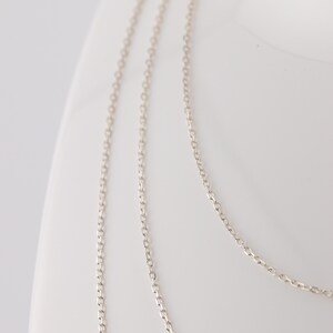 Rectangular Link Chain - 925 sterling silver