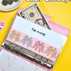 Custom Cash Envelopes and Budget tracker inserts, Cash stuffing system A6 Sinking Funds Envelopes, Customized Cash stuffing Pockets