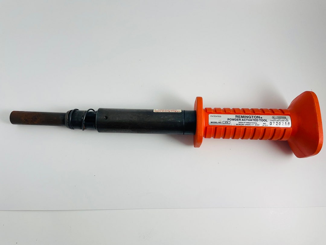 Remington Model 476 Powder Actuated Tool Etsy