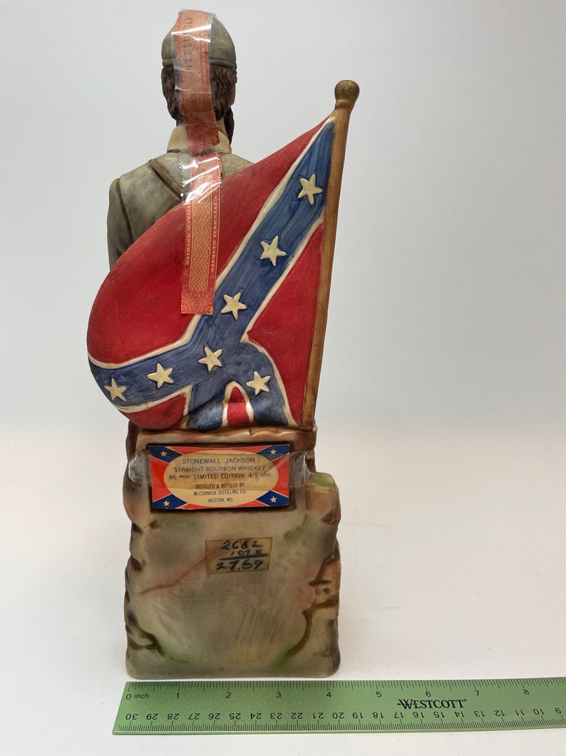 Vintage Stonewall Jackson Mccormick Whiskey Decanter Set 4/5 Etsy