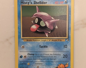 Gym Heroes Misty's Shellder 89/132 [common] - Near Mint - Etsy