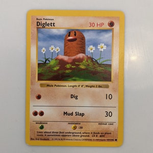 Conjunto base (sem sombra) Diglett 47/102 [comum] - Quase novo