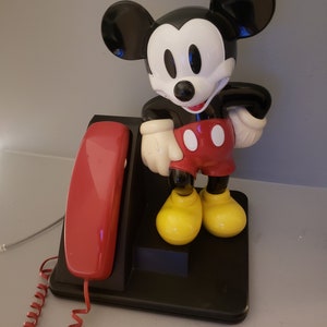 Mickey Rotary Phone - Etsy Mickey Rotary Phone - Etsy