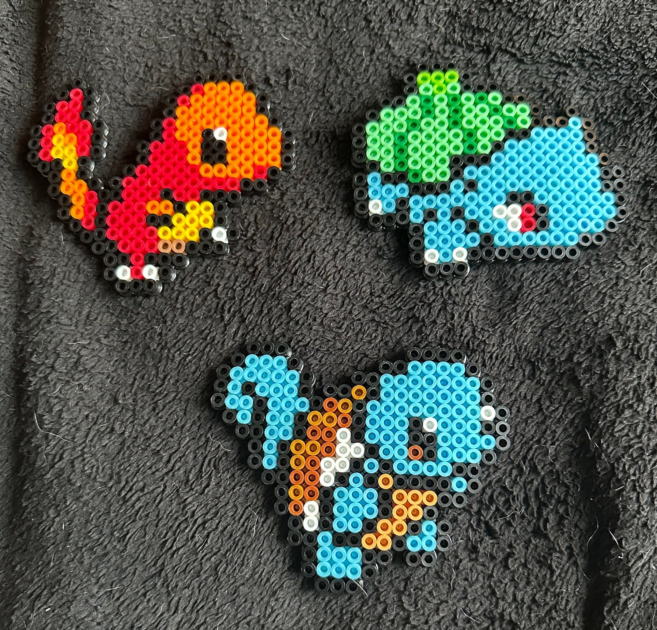 Starter Pokemon - Perler Beads/Fuse Beads/Pixel Art