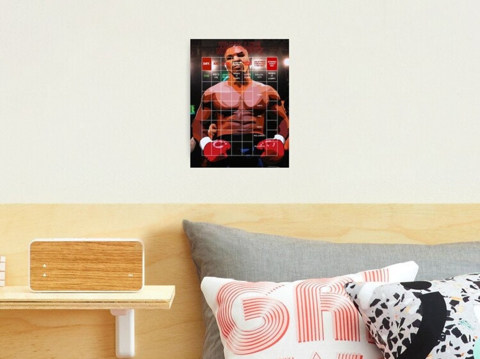 Train Like Mike Tyson Schedule Digital Print Etsy