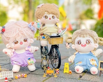 Kawaii 20cm Cotton Doll Clothes, Kpop Fashion,Plush Doll Clothes Suits, Gift For Kpop Fans