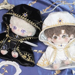 20/10cm Cotton Doll Priest Magic Clothes, Cool Boy Girl Plush doll outfit image 2