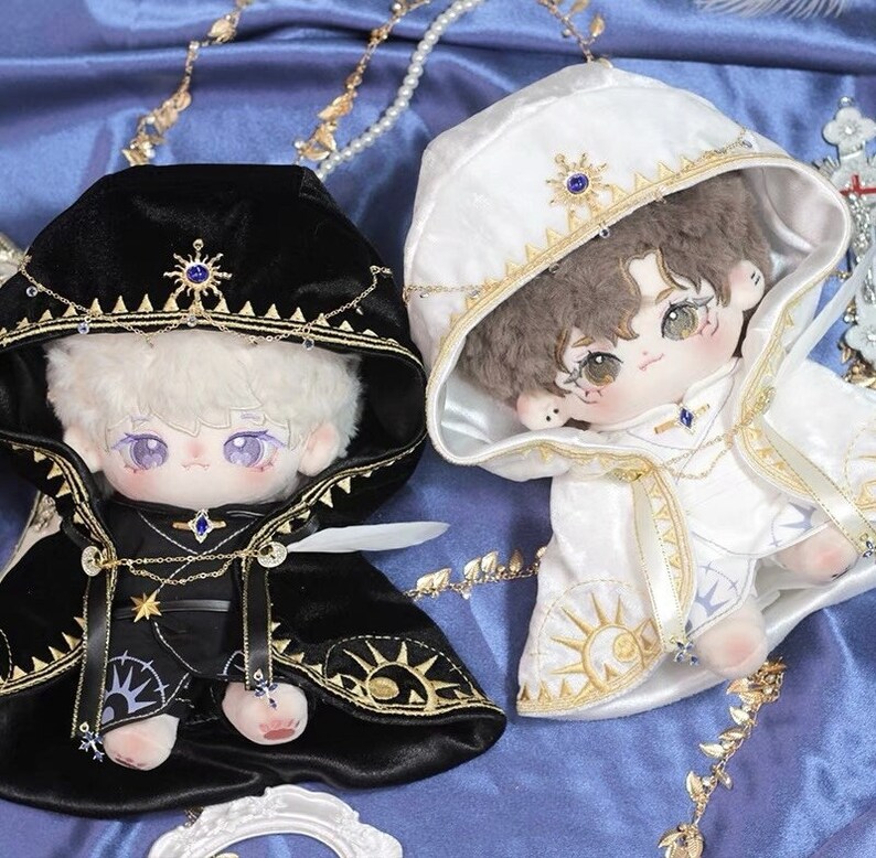 20/10cm Cotton Doll Priest Magic Clothes, Cool Boy Girl Plush doll outfit image 1