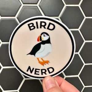 Bird Nerd Sticker - Puffin