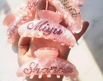 Personalized Name Hair Claw,Hair Clips