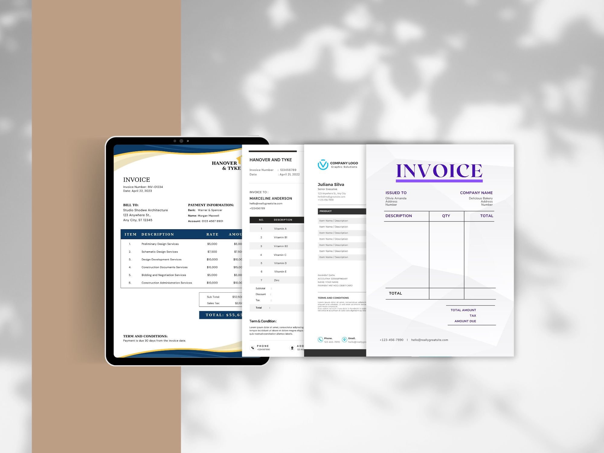 Invoice Template, Business Invoicing, Pro Billing, Company Finances ...