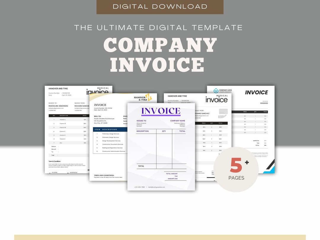 Invoice Template, Business Invoicing, Pro Billing, Company Finances ...