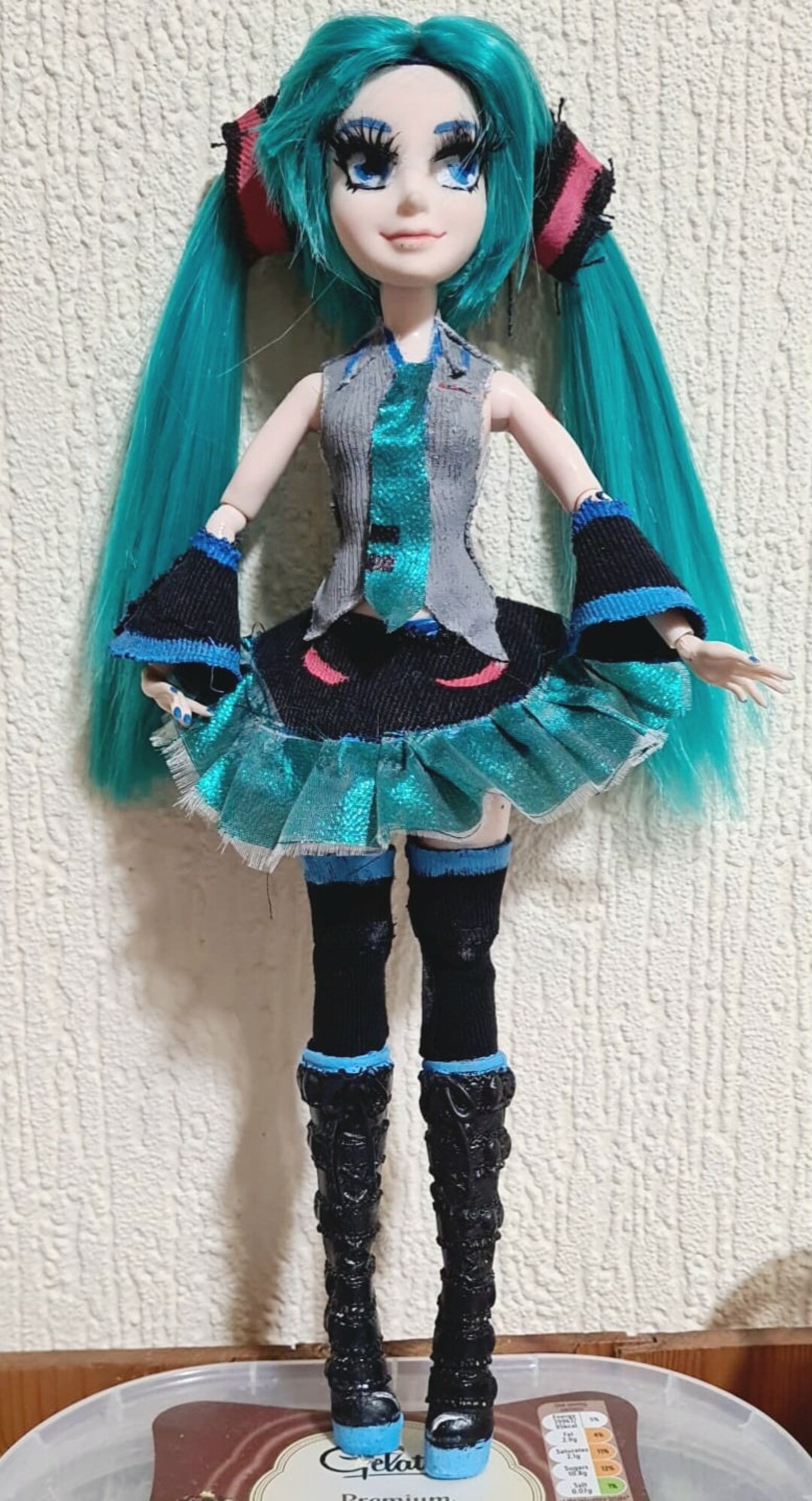 OOAK Hatsune Miku 13 Posable Doll Etsy