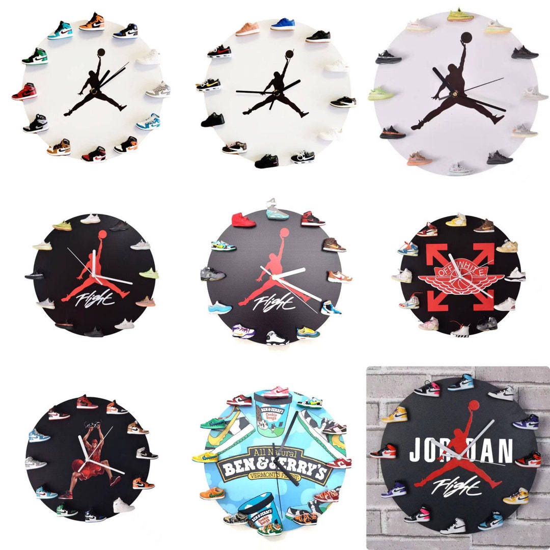 jordan 3d sneaker clock