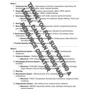 NCLEX Study Guide: Three Week Plan - PDF Download