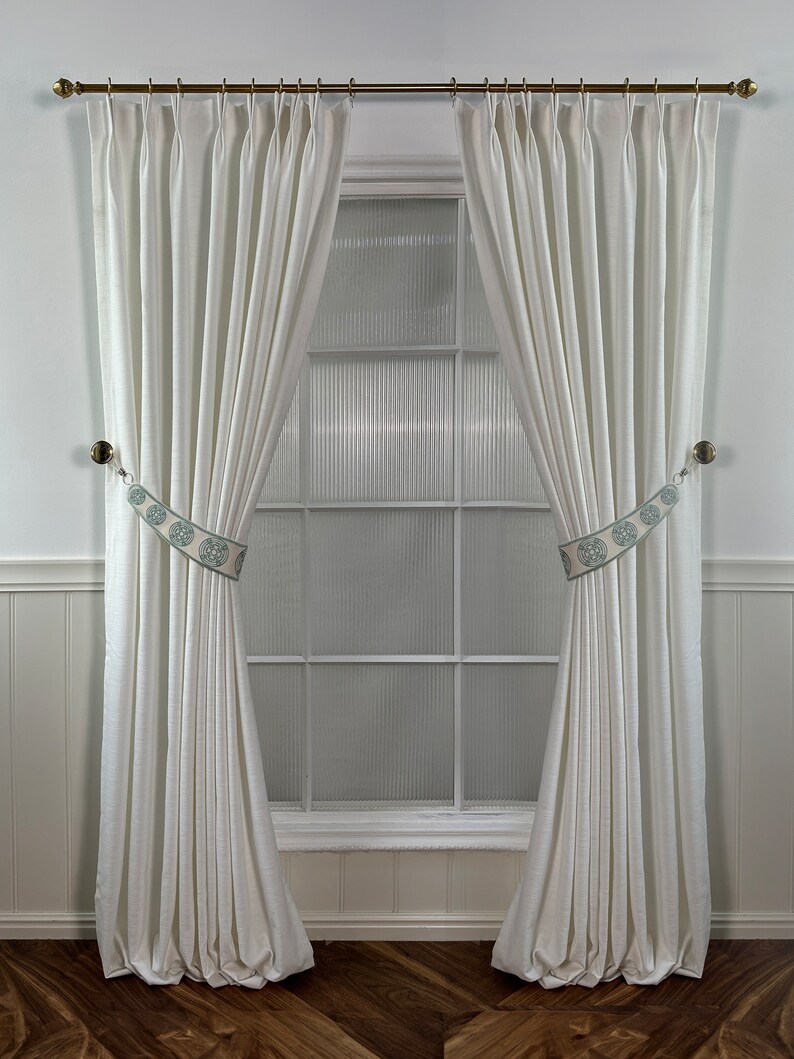 Blue Backing for Curtain Panels, High Quality Edge Curtain Edging With