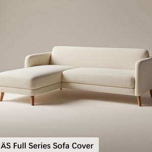 LINANÄS sofföverdrag, sofföverdrag med schäslong, LINANÄS sofföverdrag, specialdesignat LINANÄS sofföverdrag