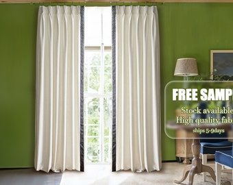 White Linen Curtain Panels,Pleated Curtains With Black Trim,Beautiful Custom Curtains And Drapes,Modern Curtains