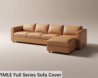 Fundas para sofá Vimle, chaise longue, funda para sofá doble, funda para sofá de varias personas, funda para muebles hecha a mano, varios colores de tela disponibles