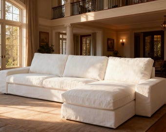 Funda de sofá KIVIK, apta para sofá individual, chaise longue, sofá de 2-3 plazas, sofá de 3-4 plazas con chaise longue, disponible en varios colores.