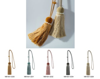 Handmade decorative large tassels, curtain decorative tassels, many colours available, tassel crafts, home decor tassels.