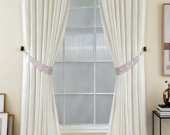 Pink Curtain Ties, Curtain Decorative Trim, Curtain Tape, Window Decorative Ties, Multicolour Available