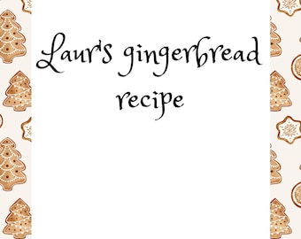 Receita, cobertura e dicas de pão de gengibre de Laur