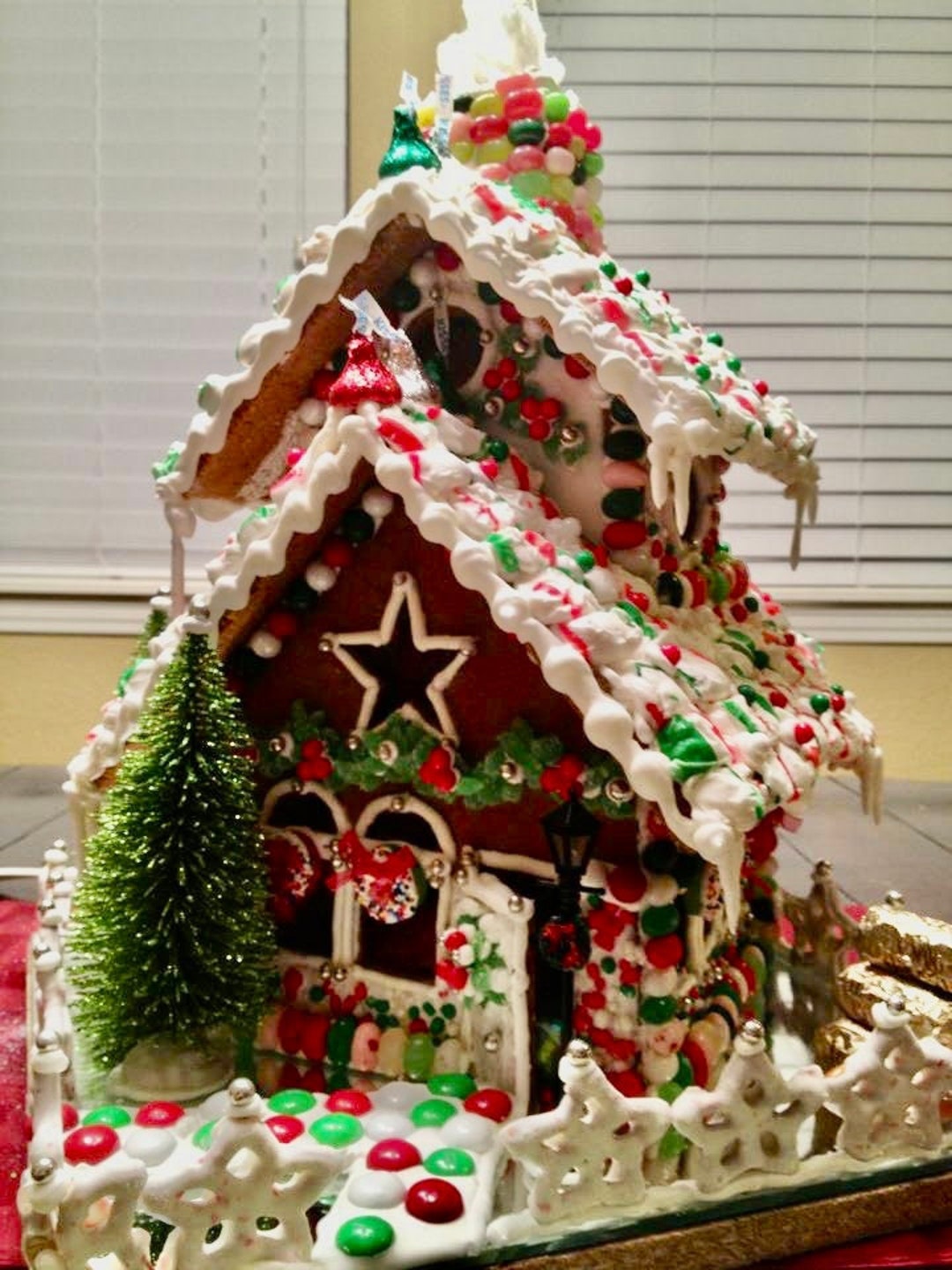 Twostory Gingerbread House Template Etsy Twostory Gingerbread House Template Etsy
