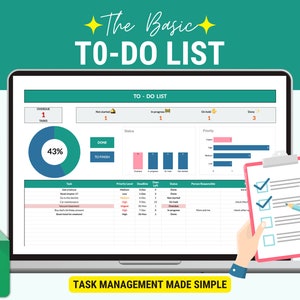 To Do List Google Sheet, To Do List Spreadsheet, To-do List Planner,To-Do List Template,Task Planner Spreadsheet,Habit Tracker Google Sheets