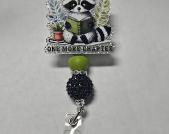 Badge reel raccoon one more chapter