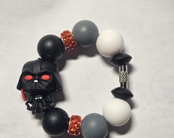 beaded dark man tumbler cup charm