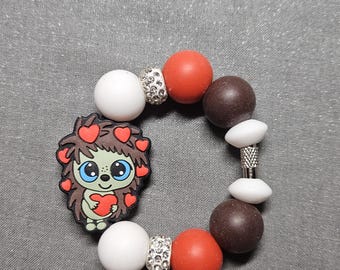 beaded valentine guy tumbler cup charm
