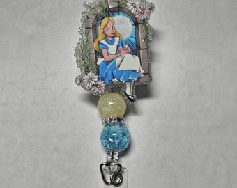 Badge reel Alice girl
