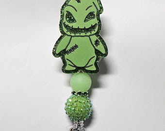 Badge reel green oogie body