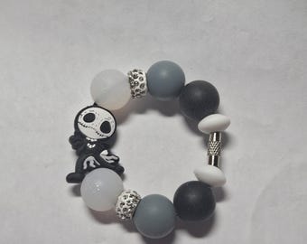 beaded jack tumbler cup charm