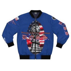 Backbone Of S.T.E.E.L. Syndicate Sapphire Series Bomber Jacket