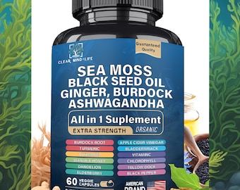 Offer ... Organic Sea Moss complex, improve your health, Ashwagandha, SeaMoss, and + great ingredients: Immune Support, ENERGY Generator...