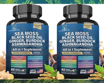 Offer ... 2 bottles of Sea moss Multimineral Complex, great ingredients: Immune Support, ENERGY Generator, Antioxidant...